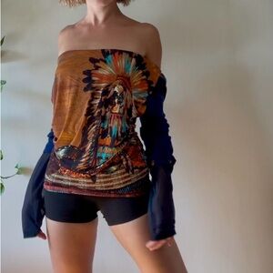 Save the Queen Off-Shoulder Top – Made in Italy